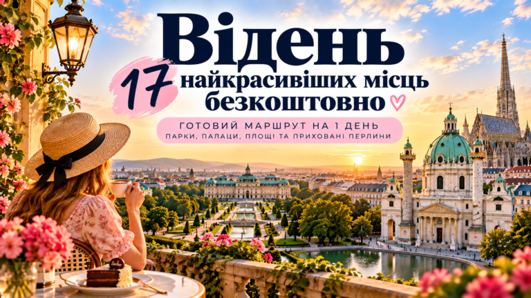 Відень безкоштовно — 17 найкрасивіших місць: палаци, парки, собори та готовий маршрут на один день